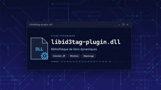 Visuel technique du fichier libid3tag-plugin.dll, bibliothèque de liens dynamiques de Windows