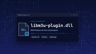 Visuel technique du fichier libm3u-plugin.dll, bibliothèque de liens dynamiques de Windows