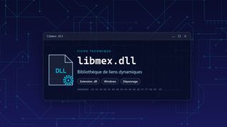 Visuel technique du fichier libmex.dll, bibliothèque de liens dynamiques de Windows