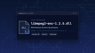 Visuel technique du fichier libmpeg2-enc-1.2.5.dll, bibliothèque de liens dynamiques de Windows