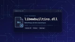 Visuel technique du fichier libmwbuiltins.dll, bibliothèque de liens dynamiques de Windows