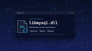 Visuel technique du fichier libmysql.dll, bibliothèque de liens dynamiques de Windows