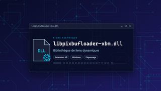 Visuel technique du fichier libpixbufloader-xbm.dll, bibliothèque de liens dynamiques de Windows