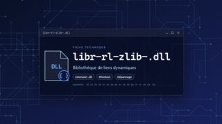 Visuel technique du fichier libr-rl-zlib-.dll, bibliothèque de liens dynamiques de Windows
