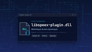 Visuel technique du fichier libspeex-plugin.dll, bibliothèque de liens dynamiques de Windows