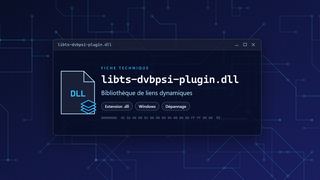 Visuel technique du fichier libts-dvbpsi-plugin.dll, bibliothèque de liens dynamiques de Windows