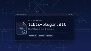 Visuel technique du fichier libts-plugin.dll, bibliothèque de liens dynamiques de Windows