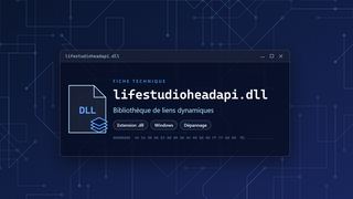 Visuel technique du fichier lifestudioheadapi.dll, bibliothèque de liens dynamiques de Windows