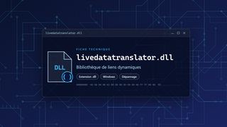 Visuel technique du fichier livedatatranslator.dll, bibliothèque de liens dynamiques de Windows