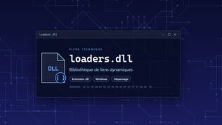 Visuel technique du fichier loaders.dll, bibliothèque de liens dynamiques de Windows