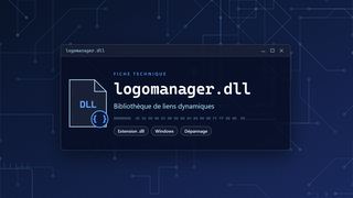 Visuel technique du fichier logomanager.dll, bibliothèque de liens dynamiques de Windows