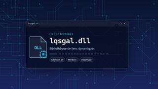 Visuel technique du fichier lqsgal.dll, bibliothèque de liens dynamiques de Windows