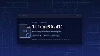 Visuel technique du fichier lticnc90.dll, bibliothèque de liens dynamiques de Windows