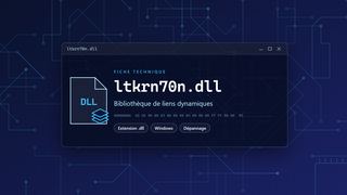 Visuel technique du fichier ltkrn70n.dll, bibliothèque de liens dynamiques de Windows