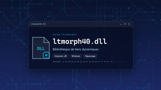 Visuel technique du fichier ltmorph40.dll, bibliothèque de liens dynamiques de Windows
