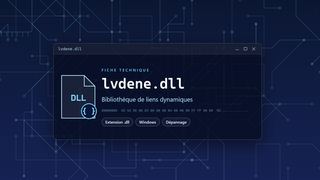 Visuel technique du fichier lvdene.dll, bibliothèque de liens dynamiques de Windows