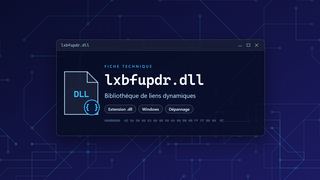 Visuel technique du fichier lxbfupdr.dll, bibliothèque de liens dynamiques de Windows
