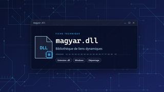 Visuel technique du fichier magyar.dll, bibliothèque de liens dynamiques de Windows
