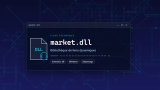 Visuel technique du fichier market.dll, bibliothèque de liens dynamiques de Windows