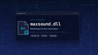 Visuel technique du fichier maxsound.dll, bibliothèque de liens dynamiques de Windows