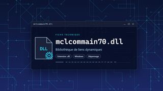 Visuel technique du fichier mclcommain70.dll, bibliothèque de liens dynamiques de Windows