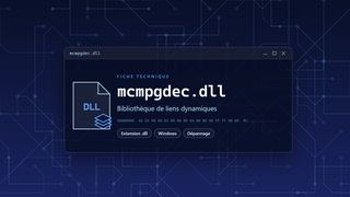 Visuel technique du fichier mcmpgdec.dll, bibliothèque de liens dynamiques de Windows