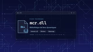 Visuel technique du fichier mcr.dll, bibliothèque de liens dynamiques de Windows