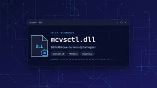 Visuel technique du fichier mcvsctl.dll, bibliothèque de liens dynamiques de Windows