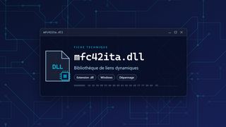 Visuel technique du fichier mfc42ita.dll, bibliothèque de liens dynamiques de Windows