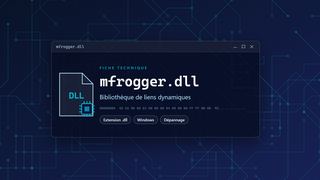 Visuel technique du fichier mfrogger.dll, bibliothèque de liens dynamiques de Windows