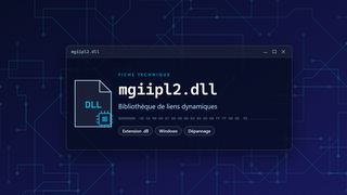 Visuel technique du fichier mgiipl2.dll, bibliothèque de liens dynamiques de Windows