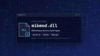 Visuel technique du fichier mikmod.dll, bibliothèque de liens dynamiques de Windows