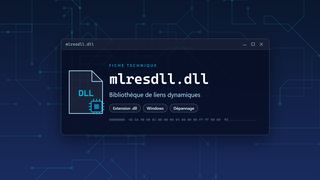 Visuel technique du fichier mlresdll.dll, bibliothèque de liens dynamiques de Windows