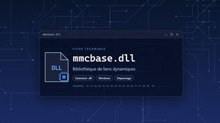 Visuel technique du fichier mmcbase.dll, bibliothèque de liens dynamiques de Windows