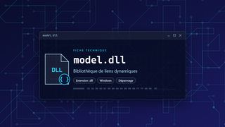 Visuel technique du fichier model.dll, bibliothèque de liens dynamiques de Windows