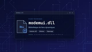 Visuel technique du fichier modemui.dll, bibliothèque de liens dynamiques de Windows