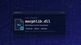 Visuel technique du fichier morphlib.dll, bibliothèque de liens dynamiques de Windows