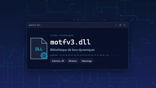 Visuel technique du fichier motfv3.dll, bibliothèque de liens dynamiques de Windows