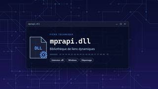 Visuel technique du fichier mprapi.dll, bibliothèque de liens dynamiques de Windows