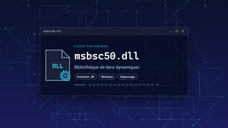 Visuel technique du fichier msbsc50.dll, bibliothèque de liens dynamiques de Windows