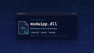 Visuel technique du fichier msdaipp.dll, bibliothèque de liens dynamiques de Windows