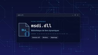 Visuel technique du fichier msdi.dll, bibliothèque de liens dynamiques de Windows