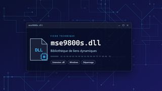 Visuel technique du fichier mse9800s.dll, bibliothèque de liens dynamiques de Windows