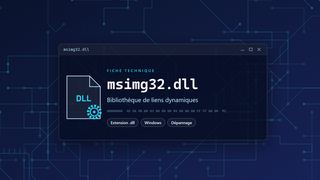 Visuel technique du fichier msimg32.dll, bibliothèque de liens dynamiques de Windows