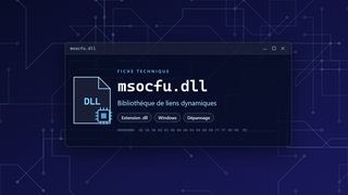 Visuel technique du fichier msocfu.dll, bibliothèque de liens dynamiques de Windows
