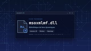 Visuel technique du fichier msoxmlmf.dll, bibliothèque de liens dynamiques de Windows