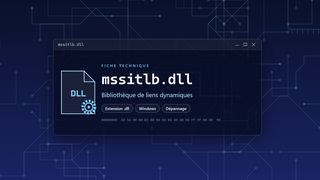 Visuel technique du fichier mssitlb.dll, bibliothèque de liens dynamiques de Windows