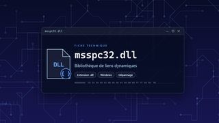 Visuel technique du fichier msspc32.dll, bibliothèque de liens dynamiques de Windows