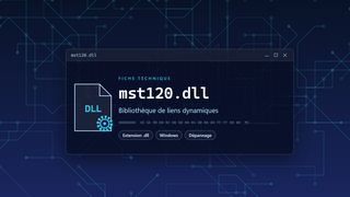 Visuel technique du fichier mst120.dll, bibliothèque de liens dynamiques de Windows
