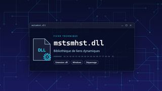 Visuel technique du fichier mstsmhst.dll, bibliothèque de liens dynamiques de Windows